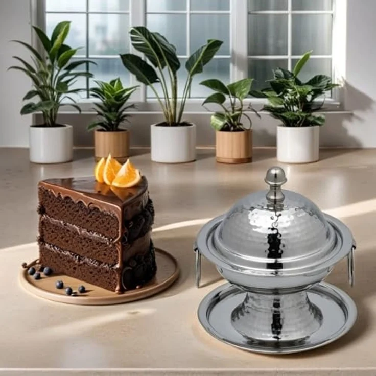 Marrakesch Orient & Mediterran Interior Zuckerdose Deko Aesthetic Zuckerdose Tischdeko Aufbewahrung Bonboniere Silber, Edelstahl, (1-tlg), Handarbeit – Bild 6