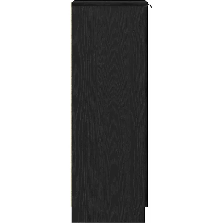 vidaXL Schuhschrank mit Regal Schwarz Eichen-Optik 29,5 x 35 x 101 cm 862101 – Bild 6