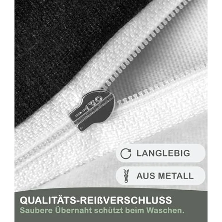 LINKHOFF Bettwäsche Biber Bettwäsche 155x220 Taupe - Beige, 100% Baumwolle, Übergröße, Bettwäsche-Set, Atmungsaktiv – Bild 5