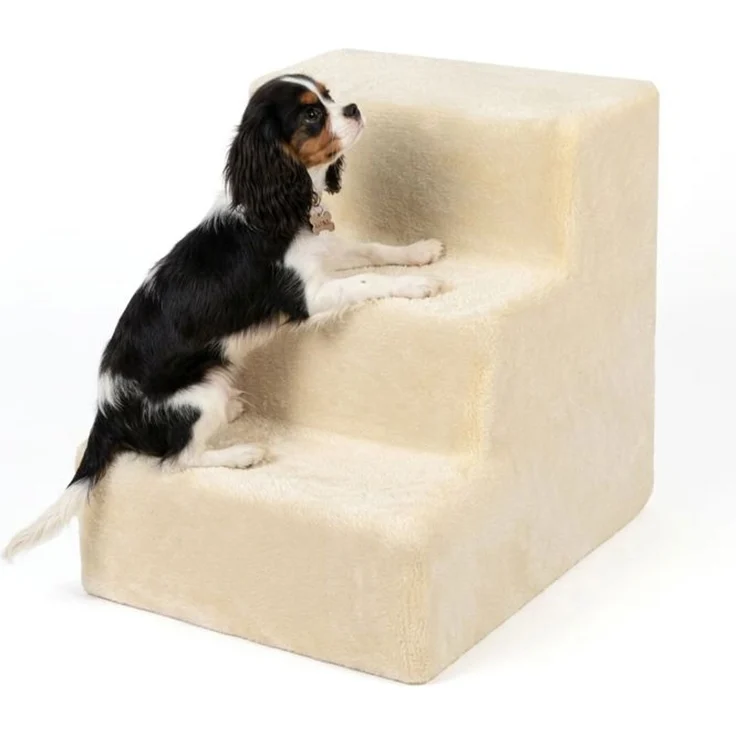 Relaxdays Hundetreppe mit 3 Stufen – Bild 1