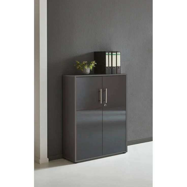 BMG Möbel Aktenschrank Office Edition (ideal für Aktenordner) 3 OH, abschließbar, Hochglanz lackiert oder matt – Bild 1