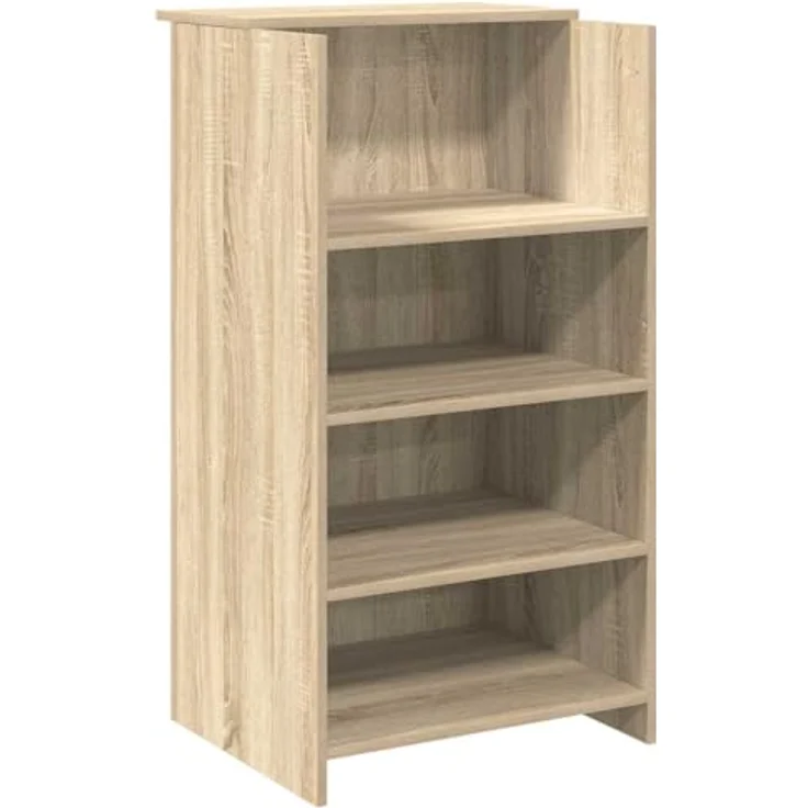 vidaXL Empfangstresen Sonoma-Eiche 55 x 50 x 103,5 cm Holzwerkstoff 859017 – Bild 2