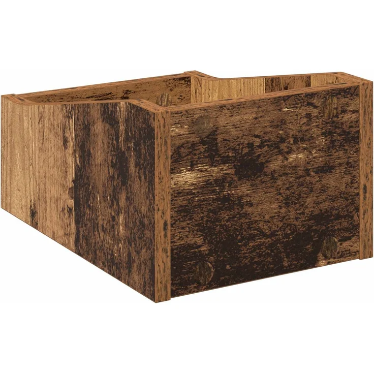 vidaXL LP Plattenbox 2 stk. Altholz 23 x 33 x 16 cm Holzwerkstoff 8012791 – Bild 7