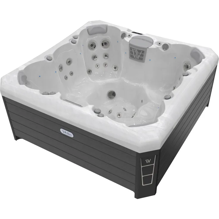 Wellis Lima Life Whirlpool Außenwhirlpool 218x218x90cm für 7 Personen inkl. Thermocover