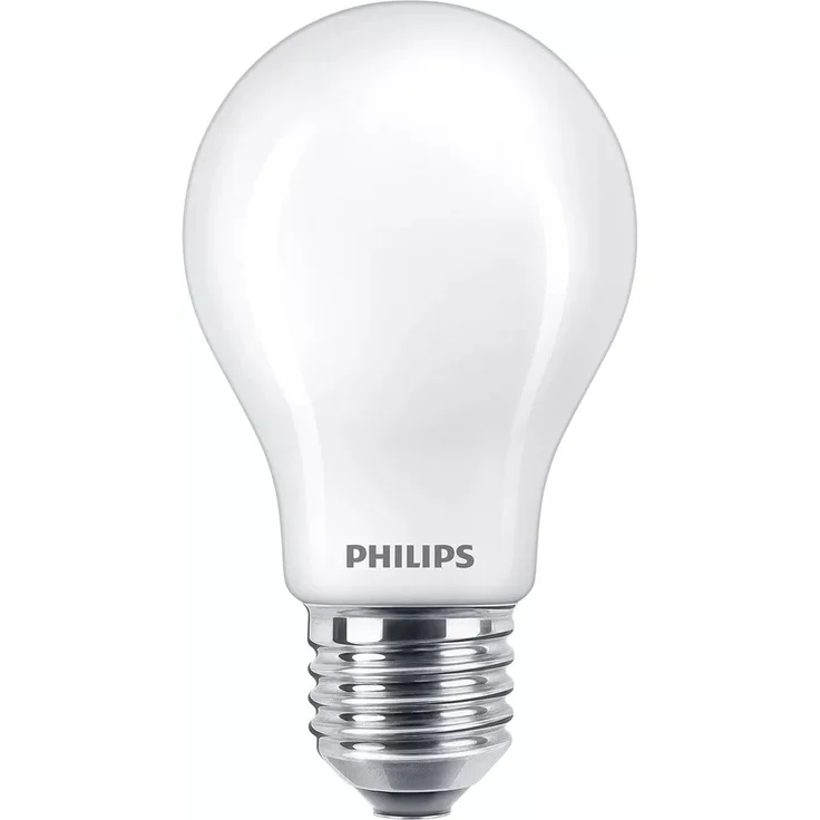 Philips LED Classic E27 Lampe, 60 W, Tropfenform, matt, warmweiß