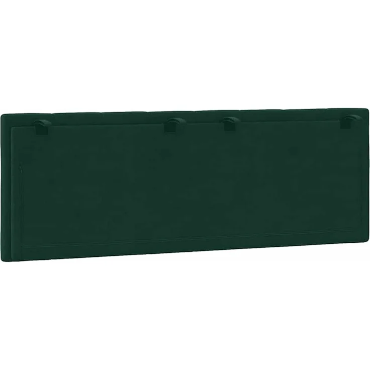 vidaXL Kopfteil-Kissen "Hanko" Dunkelgrün 140 cm Samt Grün – Bild 7