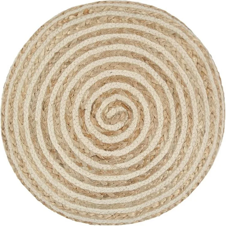 Handgefertigter Sitzpuff 40x45 cm Jute [248074]