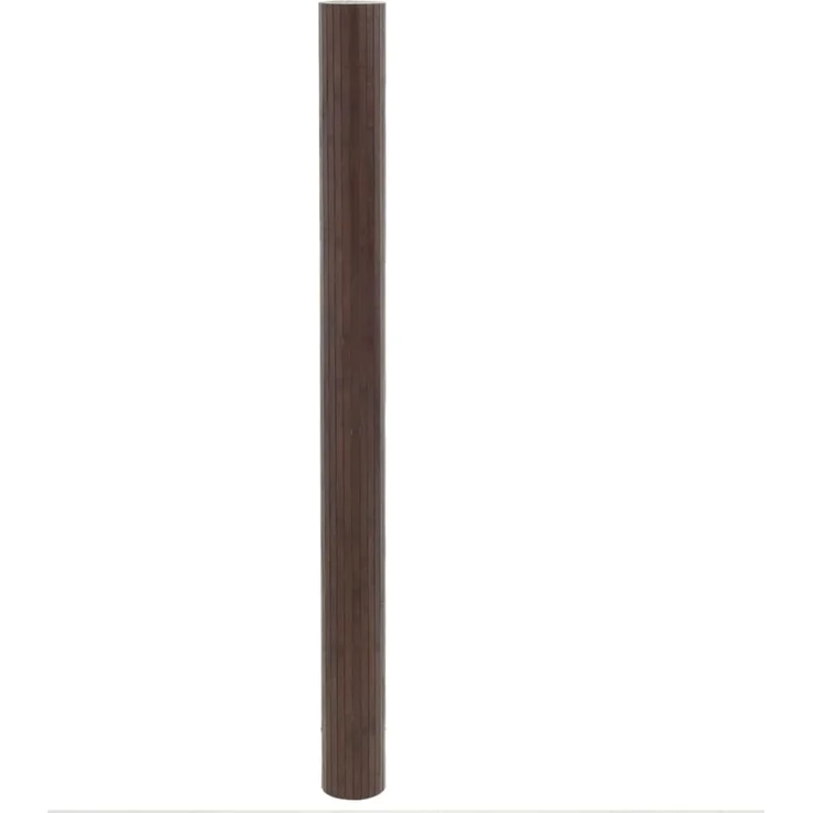 vidaXL Teppich Rechteckig Dunkelbraun 80x300 cm Bambus 376785 – Bild 3