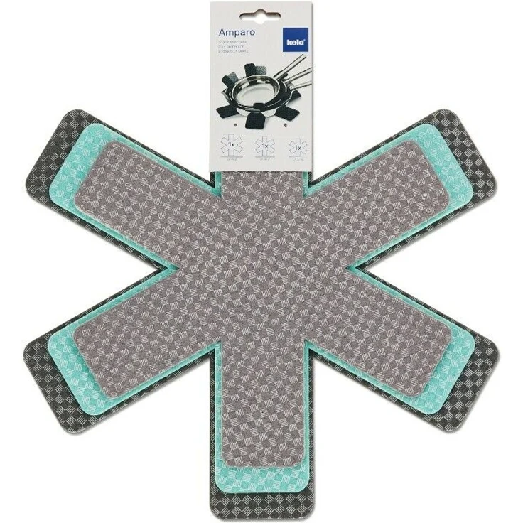3x Pfannenschutz Pfannenschoner Topfschutz Unterlage Schutz Filz Kela 3mm Ø 39cm – Bild 2
