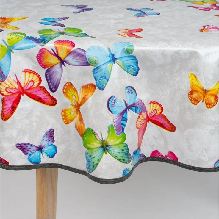 laro Tischdecke rund 140 cm wachstuchtischdecke Tischdecke abwaschbar – Bild 3