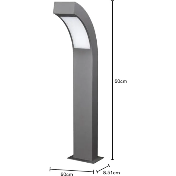 Lucande Außen-Stehlampe Lennik, 1 x 4,2 W LED, warmweiß – Bild 11