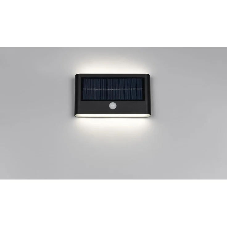 Solar Außenwandleuchte RAMOS auch per USB aufladbar mit Bewegungsmelder, B: 18cm – Bild 8