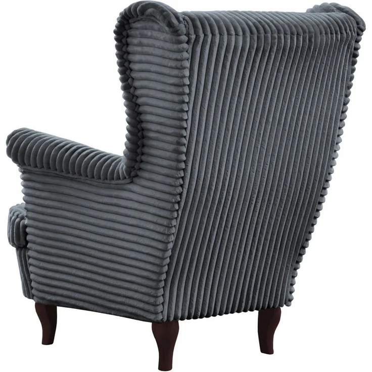 Beautysofa Sessel Moderner, bequemer, weicher, eleganter Sessel FELIX (Holzbeine, Farbe: Buche, Weiß oder Wenge – Ihre Wahl, Breite: 84 cm), Stoff Cord – Bild 3