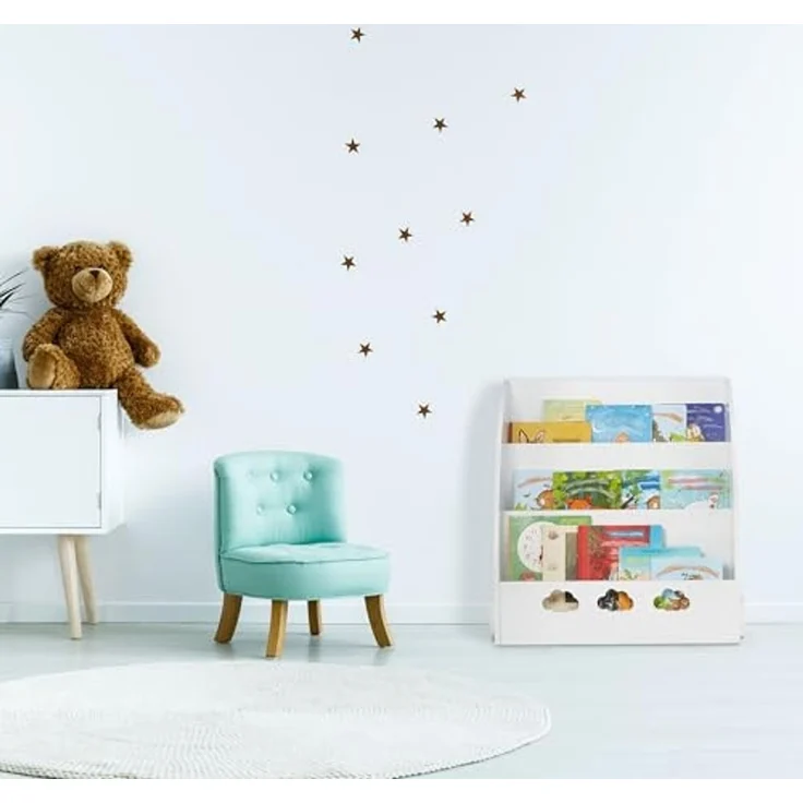 Weißes Bücherregal für Kinder – Bild 2