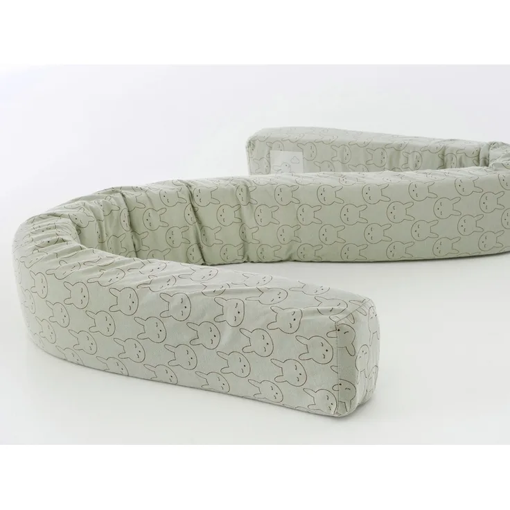 Träumeland Bettschlange Kuschelhase grün 10 x 200 x 12 cm