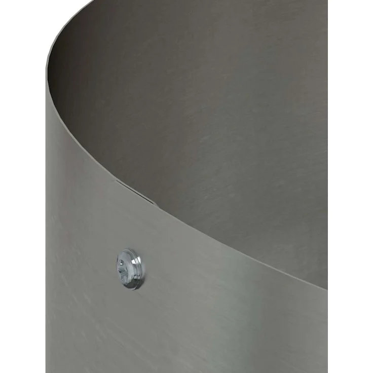 vidaXL Pflanzenring Silber 80 x 80 x 20 cm Edelstahl 873628 – Bild 7