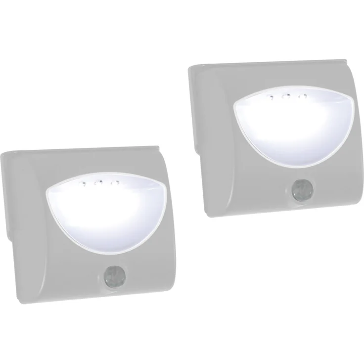 LED Treppenlicht 2er SET Orientierungslicht mit Bewegungsmelder, Batteriebetrieb – Bild 1
