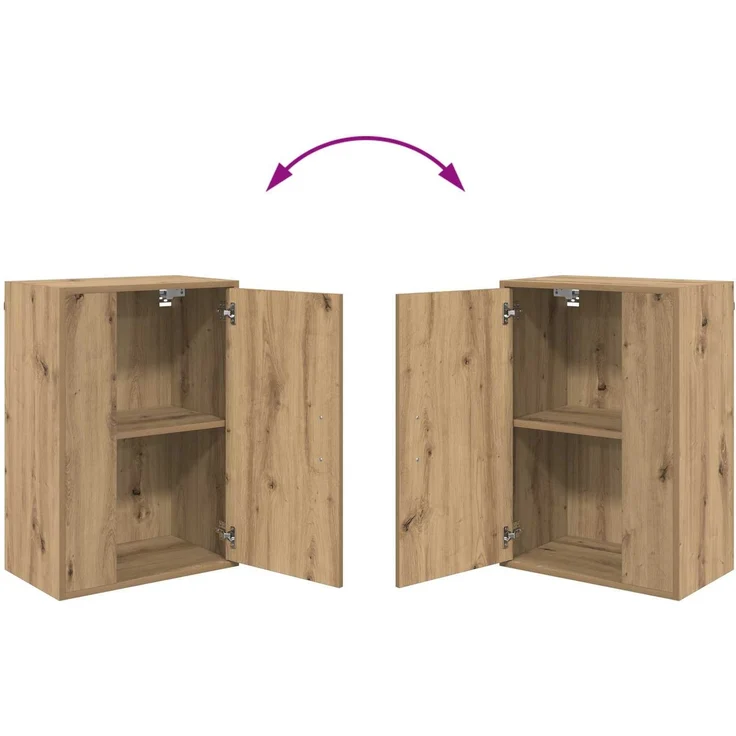 vidaXL TV-Schrankset 140 x 40 x 33 cm Artisan-Eiche 3397903 – Bild 11