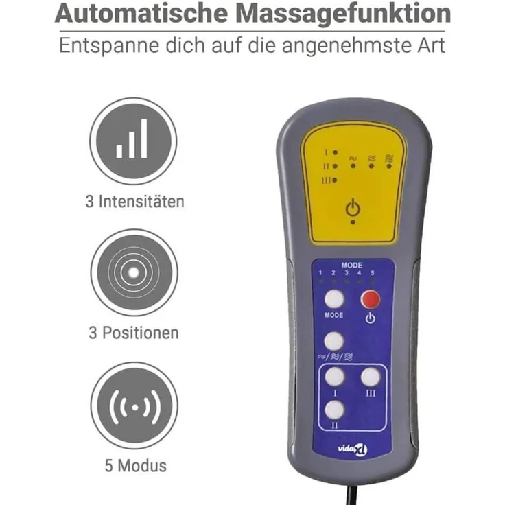 Massagesessel mit verstellbarer Rückenlehne und – Bild 7