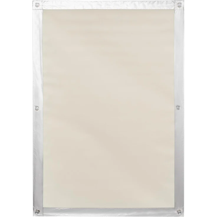 Dachfensterrollo Haftfix Hitzeschutz Abdunkelung, LICHTBLICK ORIGINAL, verdunkelnd, ohne Bohren, verspannt, Haftfix, mit Thermobeschichtung, mit Saugnapf, Beige, B94 x H113 cm – Bild 1