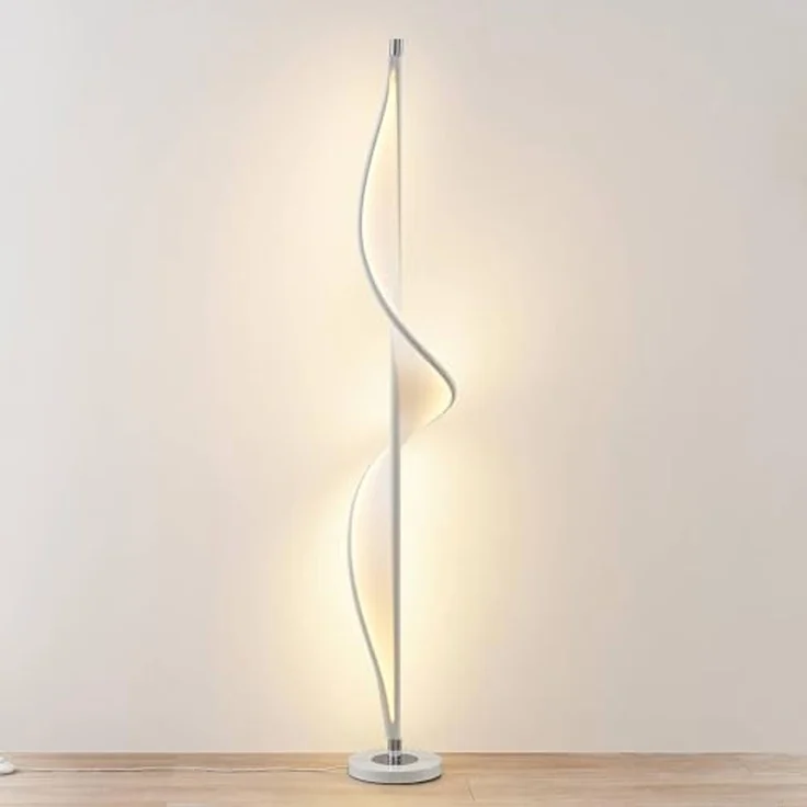 Lucande Stehlampe Edano, Enthalten, LED 26,4 W gesamt, warmweiß – Bild 4