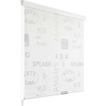 vidaXL Duschrollo 80x240 cm Splash-Design 142871