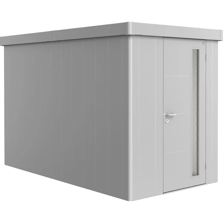 Biohort Gerätehaus Neo, 4A: 180 x 348 x 222 (b x t x h) cm, silber-metallic