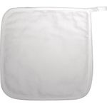 Topflappen, quadratisch, weiß, 19x19 cm, SB-Btl 2Stück