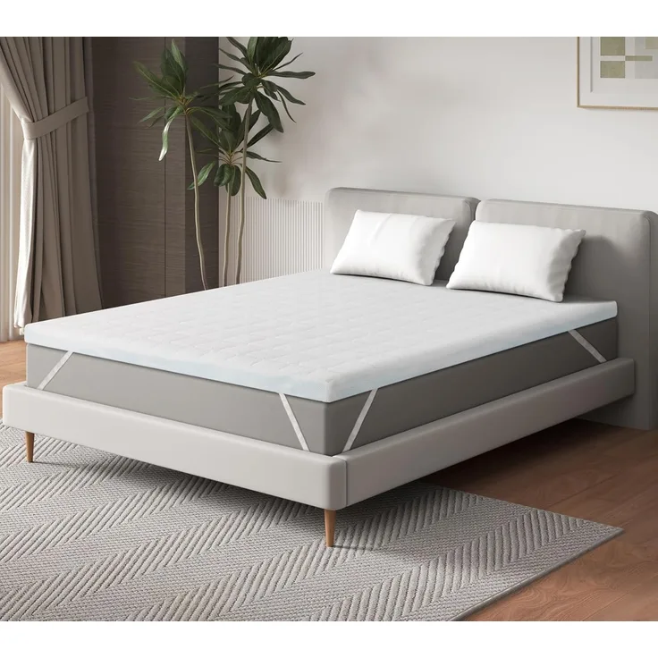 EGO Home Matratzen Topper 140x200 cm, 7cm Höhe Matratzentopper mit Schaumstoff von 7 Zonen Schneiden, Öko-TEX Zertifiziert, Matratzenauflage 140x200 cm für Boxspringbett Matratze Schlafsofa