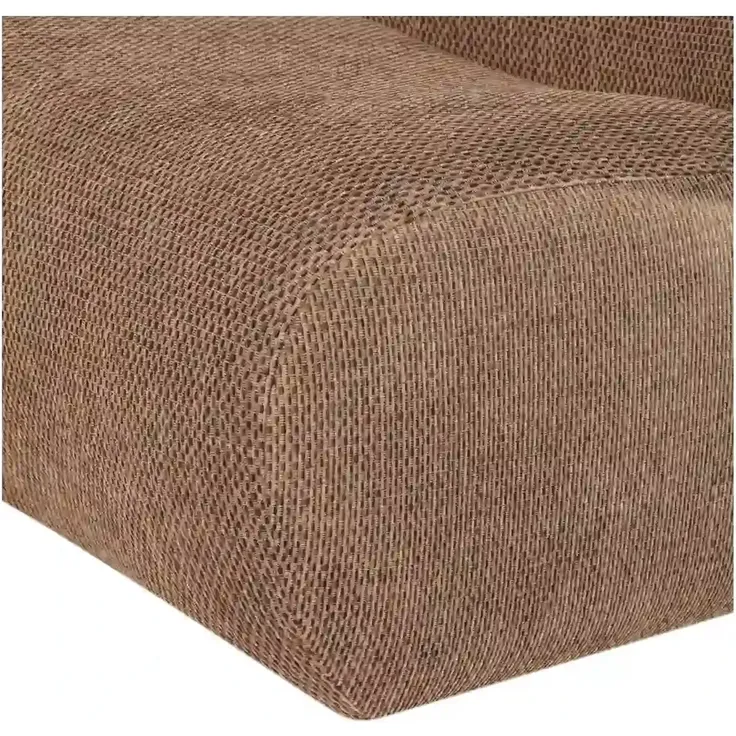 Sessel Nomu - Chenille-Stoff Hellbraun – Bild 6