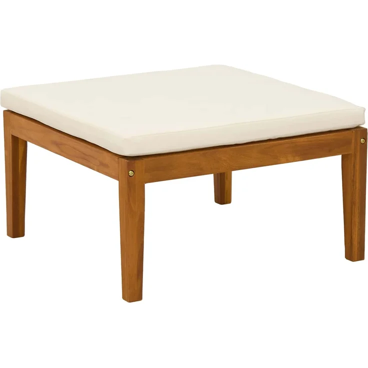 vidaXL 3 Stk. Garten Lounge Set mit Kissen Massives Akazienholz & Seil 42022078 – Bild 6