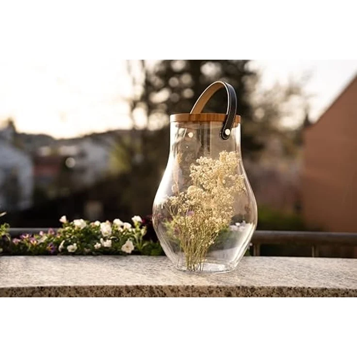 Krinner Lumix Deco Glass LED-Solarleuchte Bold – Bild 5