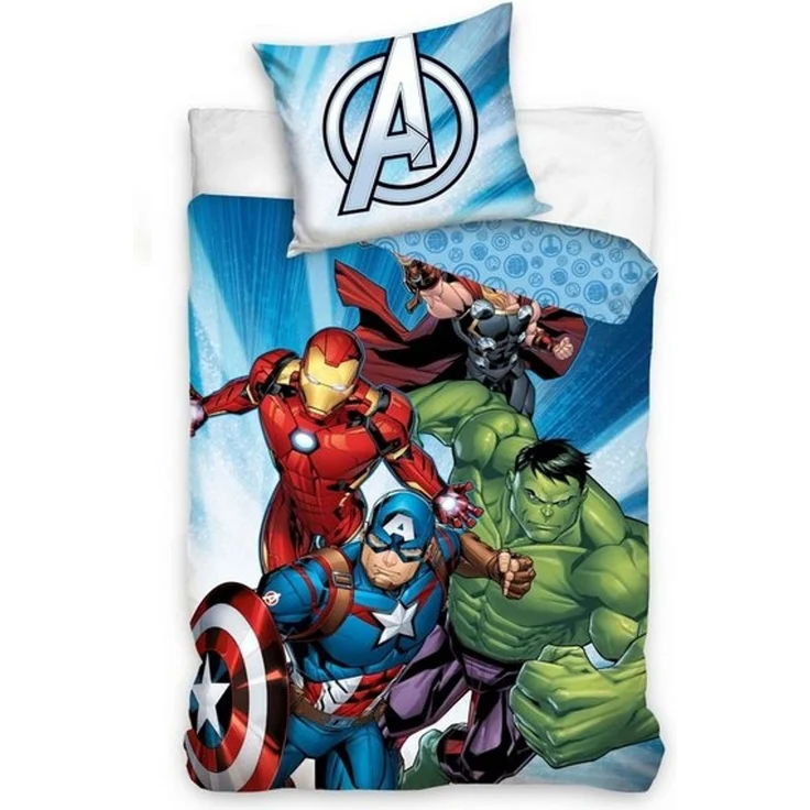 Marvel Avengers Bettwäsche Kinderbettwäsche AV2458742 135x200 cm + 80x80 cm – Bild 4
