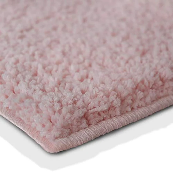 casa pura Badematte Rosa Sky Soft, weicher rutschfester Badezimmerteppich in Shaggy Optik, waschbar bei 40 Grad, 60x100 cm – Bild 3