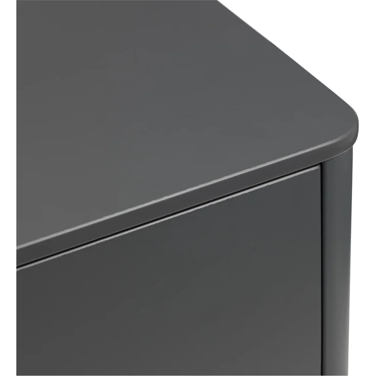 Die Julian Bowen Chloe Kommode in Sturmgrau/Schwarz ist eine moderne und elegante Aufbewahrung für Schlafzimmer – Bild 9