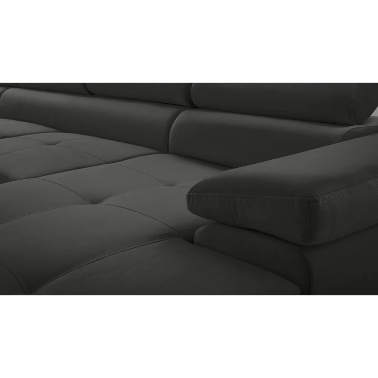 AX LIVING Arborio XL Wohnlandschaft XXL U Form Sofa Dunkelgrau 352cm L – Bild 6
