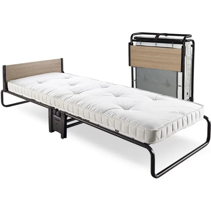 JAY-BE Revolution Kompaktes Einzel-Klappbett mit Micro e-Pocket Matratze, Metall, Einzelbett