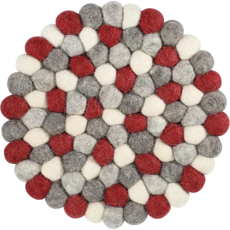 Untersetzer Topfuntersetzer Schafwolle Filz Ø21cm Cilio LANA ARDESIA 470741