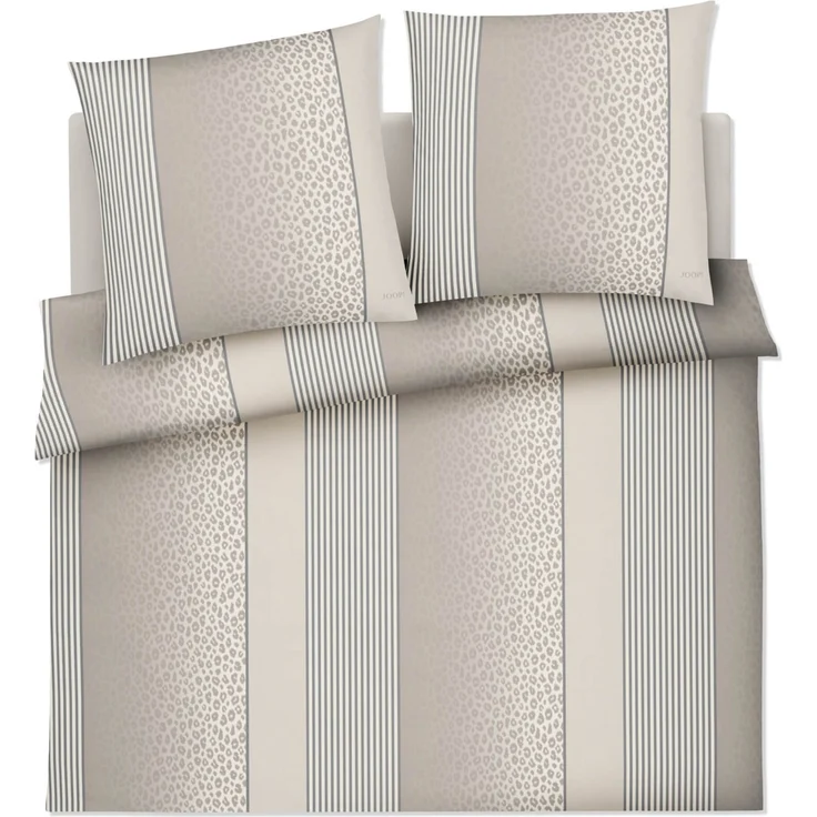 JOOP! Bettwäsche Leo 4112 07 Cream Mako Satin 200 x 220 + 2x 80 x 80 cm – Bild 4