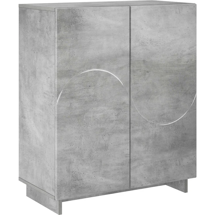 vidaXL Schuhschrank 73 x 38 x 87,5 cm Holzwerkstoff Betongrau 8011651 – Bild 2