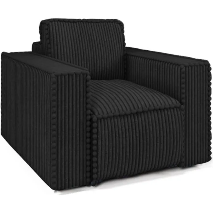 Sessel Designersessel VAJANA Stoff Tilia Schwarz