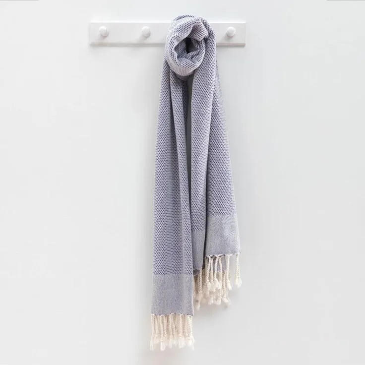 Mijolnir 'Retro - Damson (90 x 175)' Fouta (Strandtuch), Pflaume, 90 x 175 cm