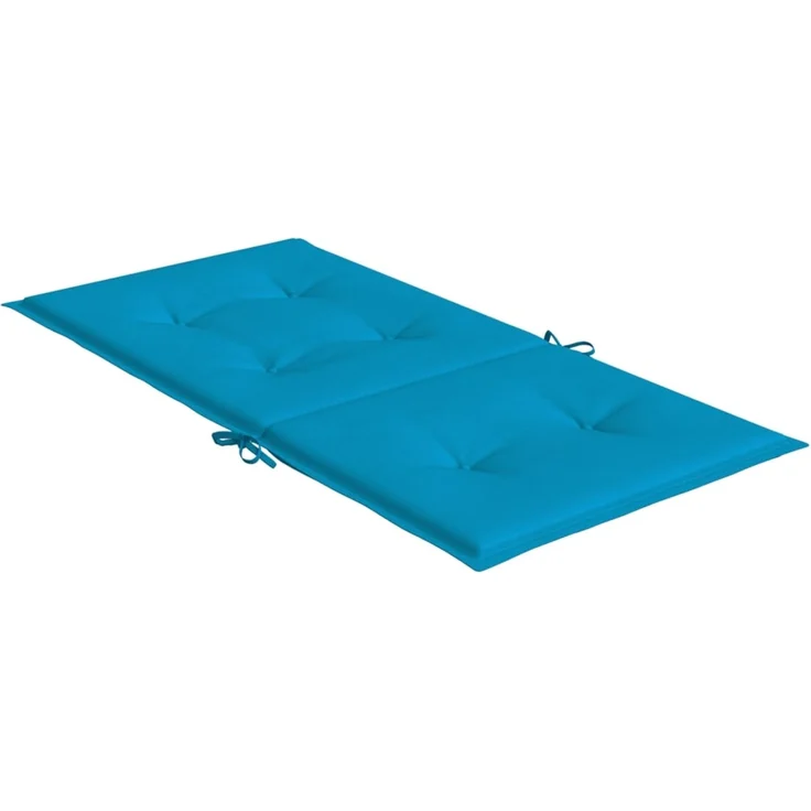 vidaXL Gartenstuhlauflagen für Niedriglehner 2 Stk. Blau 100x50x3 cm 47554 – Bild 5