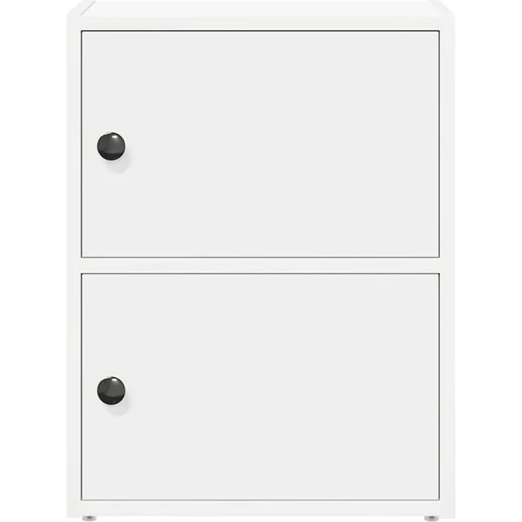 vidaXL Bücherregal Weiß 40x24x52 cm Holzwerkstoff 860355 – Bild 4