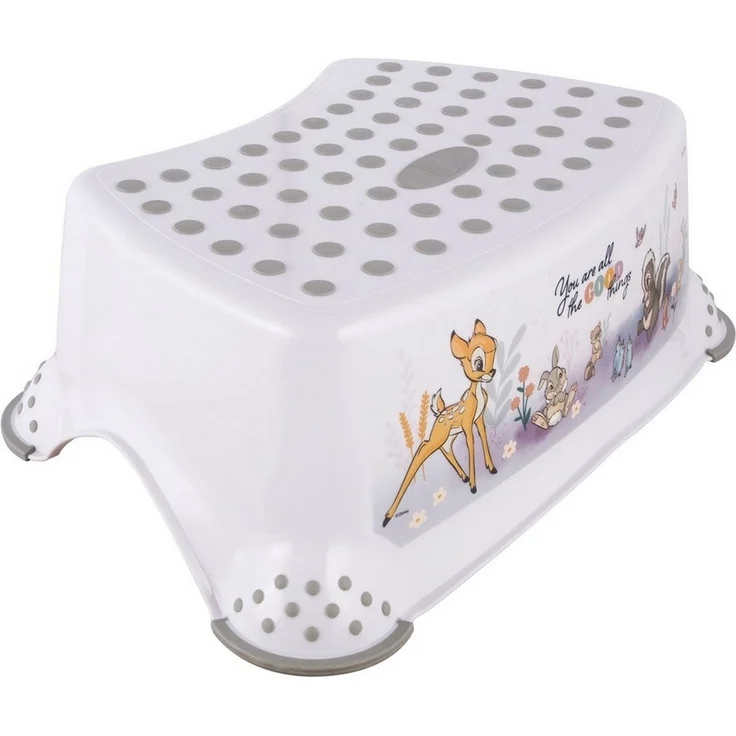 Keeeper Tritthocker mit anti-rutsch-funktion bambi nordic white – Bild 1