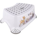 Keeeper Tritthocker mit anti-rutsch-funktion bambi nordic white