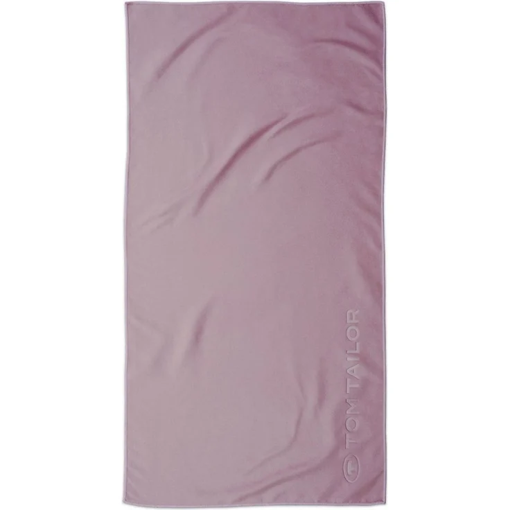 TOM TAILOR HOME Sporthandtuch Fitnesstuch COLOR BATH, Microfaser (1-St), Logo Prägung, Mikrofaser, weich, schnell trocknend – Bild 1