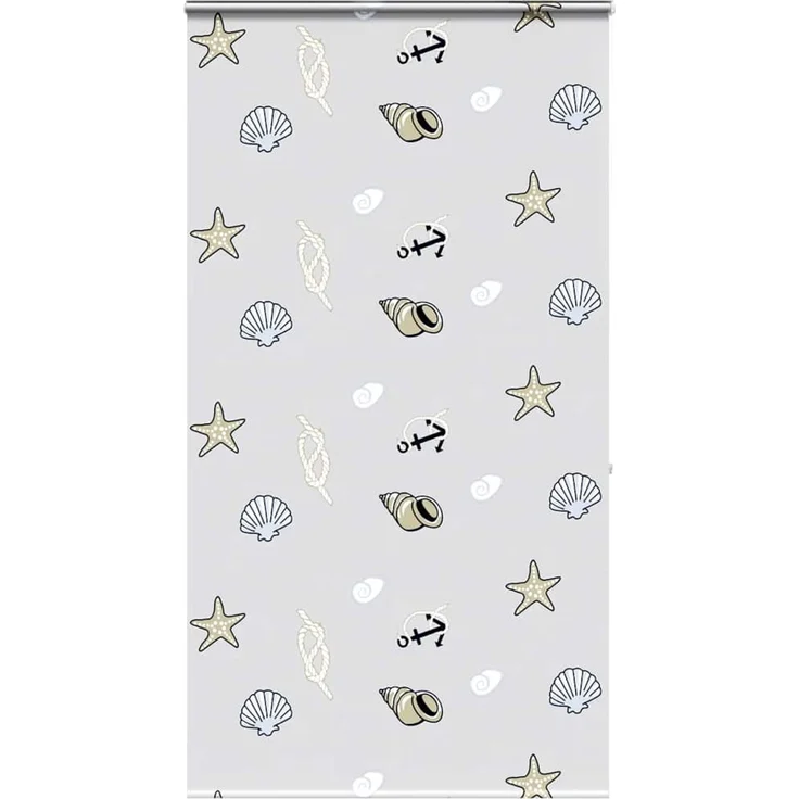 vidaXL Duschrollo mit Kassette 140x240 cm Stoffbreite 136 cm 4015016 – Bild 1