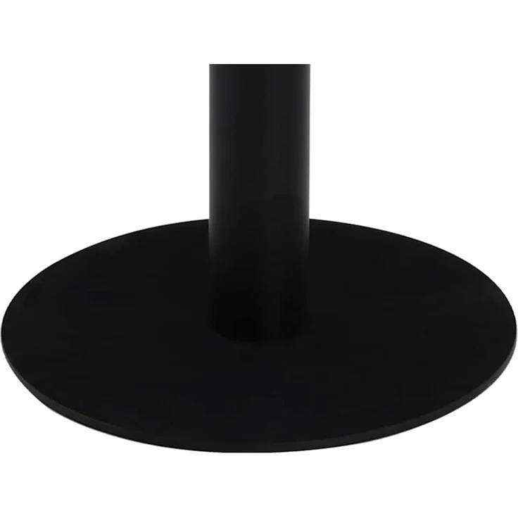 Bistrotisch FLORI rund Hellbraun/Schwarz 60 cm MDF | Esstisch kleiner Tisch Cafe Gartentisch Balkontisch Outdoortisch – Bild 3