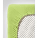 fleuresse Jersey-Elasthan Spannbettlaken Comfort 200x200 cm Apfelgrün